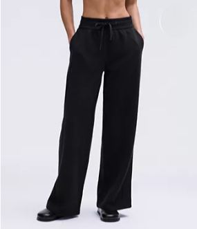 Scuba Mid-Rise Wide-Leg Pant